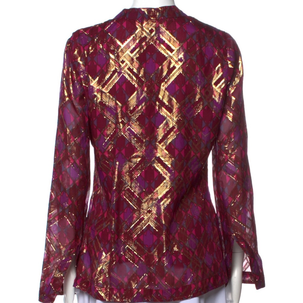 NWT TORY BURCH SILK TOP 4 - Picture 4 of 9